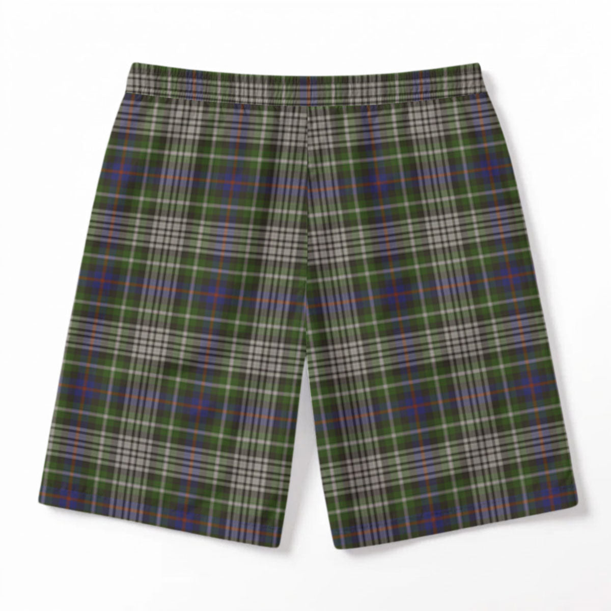 Davidson Tulloch Dress Tartan Crest Men's Beach Shorts