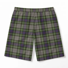 Davidson Tulloch Dress Tartan Crest Men's Beach Shorts