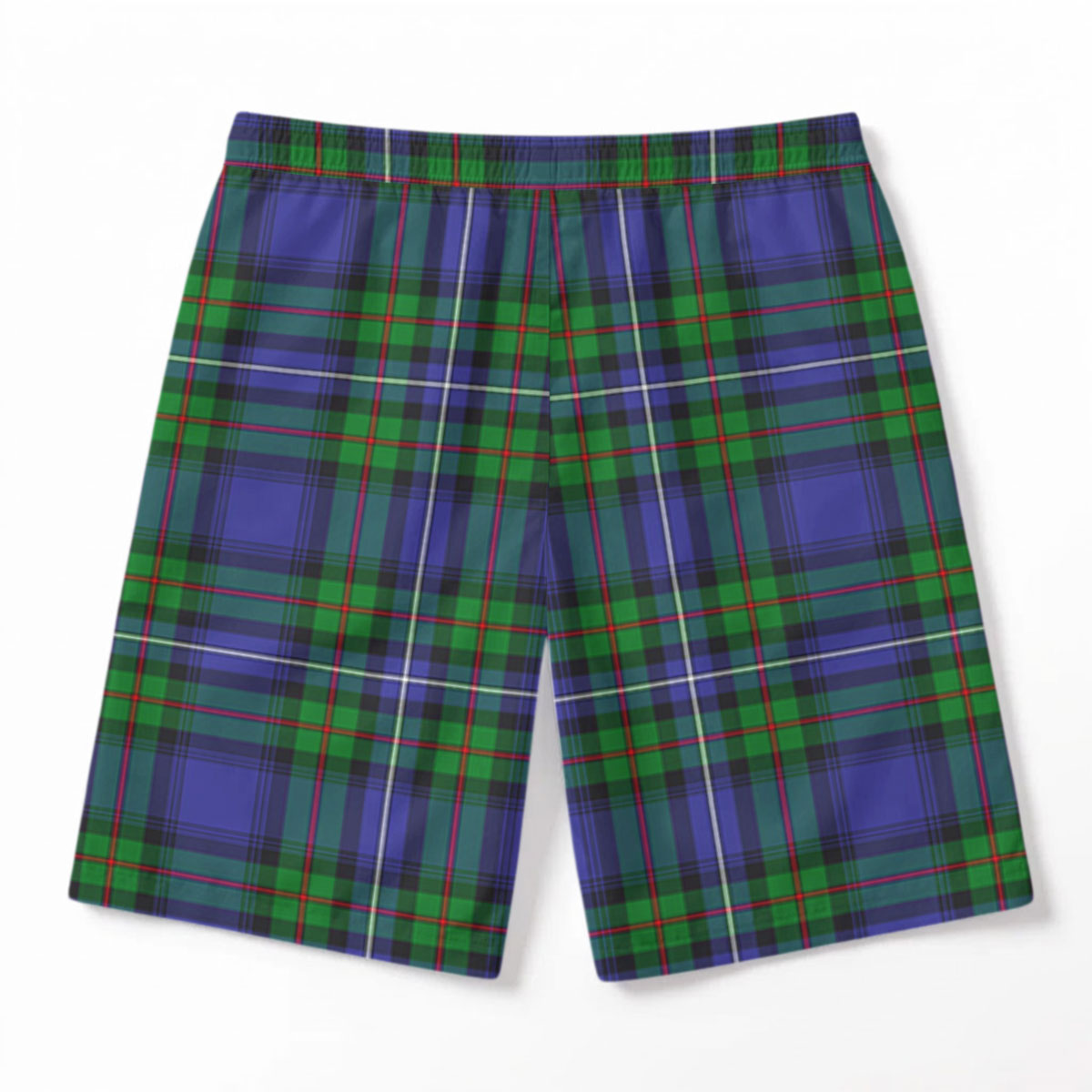 Donnachaidh Tartan Crest Men's Beach Shorts