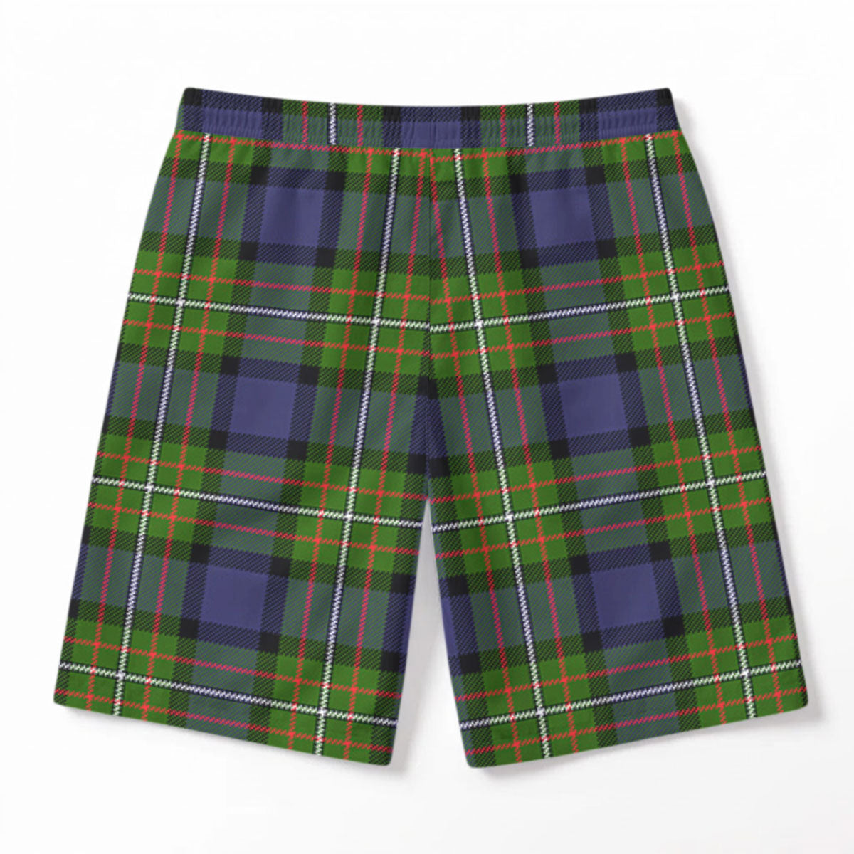 Ferguson Tartan Crest Men's Beach Shorts