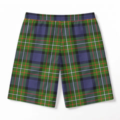 Ferguson Tartan Crest Men's Beach Shorts