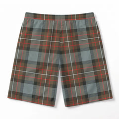 Fergusson Weathered Tartan Crest Men's Beach Shorts