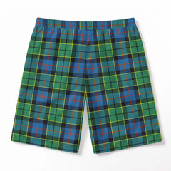 Forsyth Ancient Tartan Crest Men's Beach Shorts