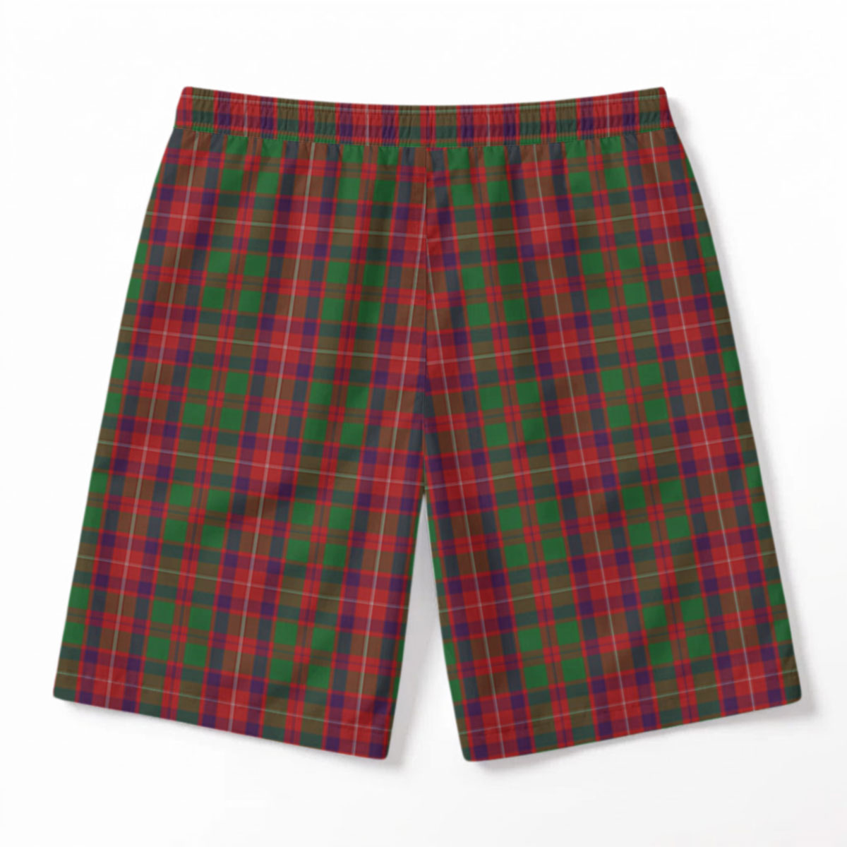 Geddes Tartan Crest Men's Beach Shorts