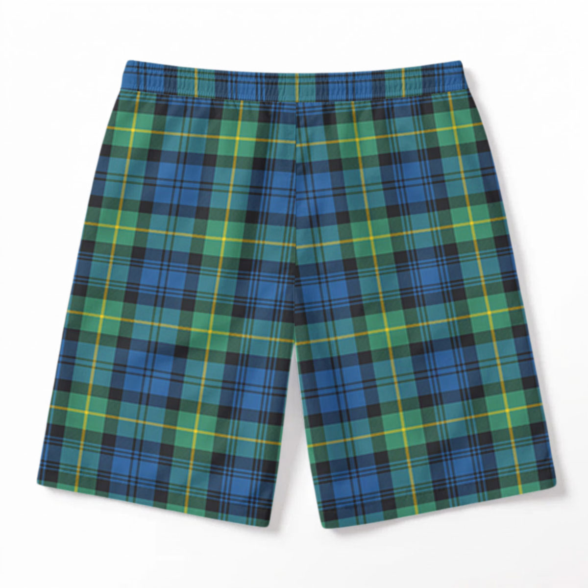 Gordon Ancient Tartan Crest Men's Beach Shorts