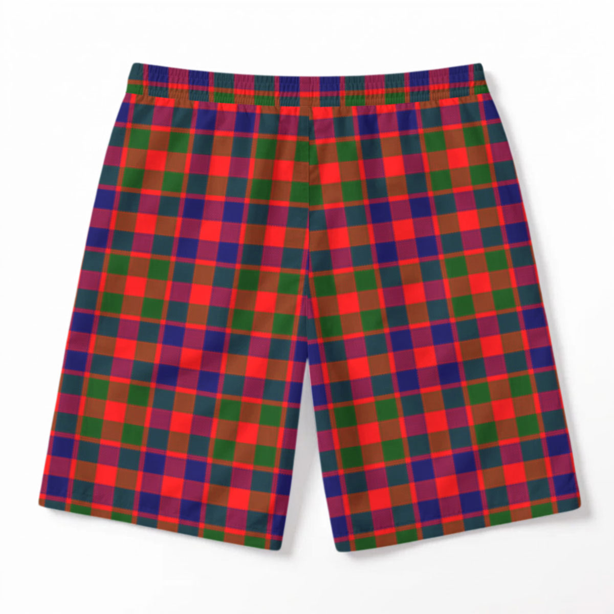 Gow (of Skeoch) Tartan Crest Men's Beach Shorts