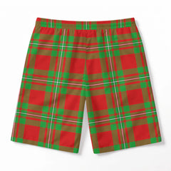 Grierson Tartan Crest Men's Beach Shorts