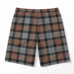 Gunn Weathered Tartan Crest Men's Beach Shorts