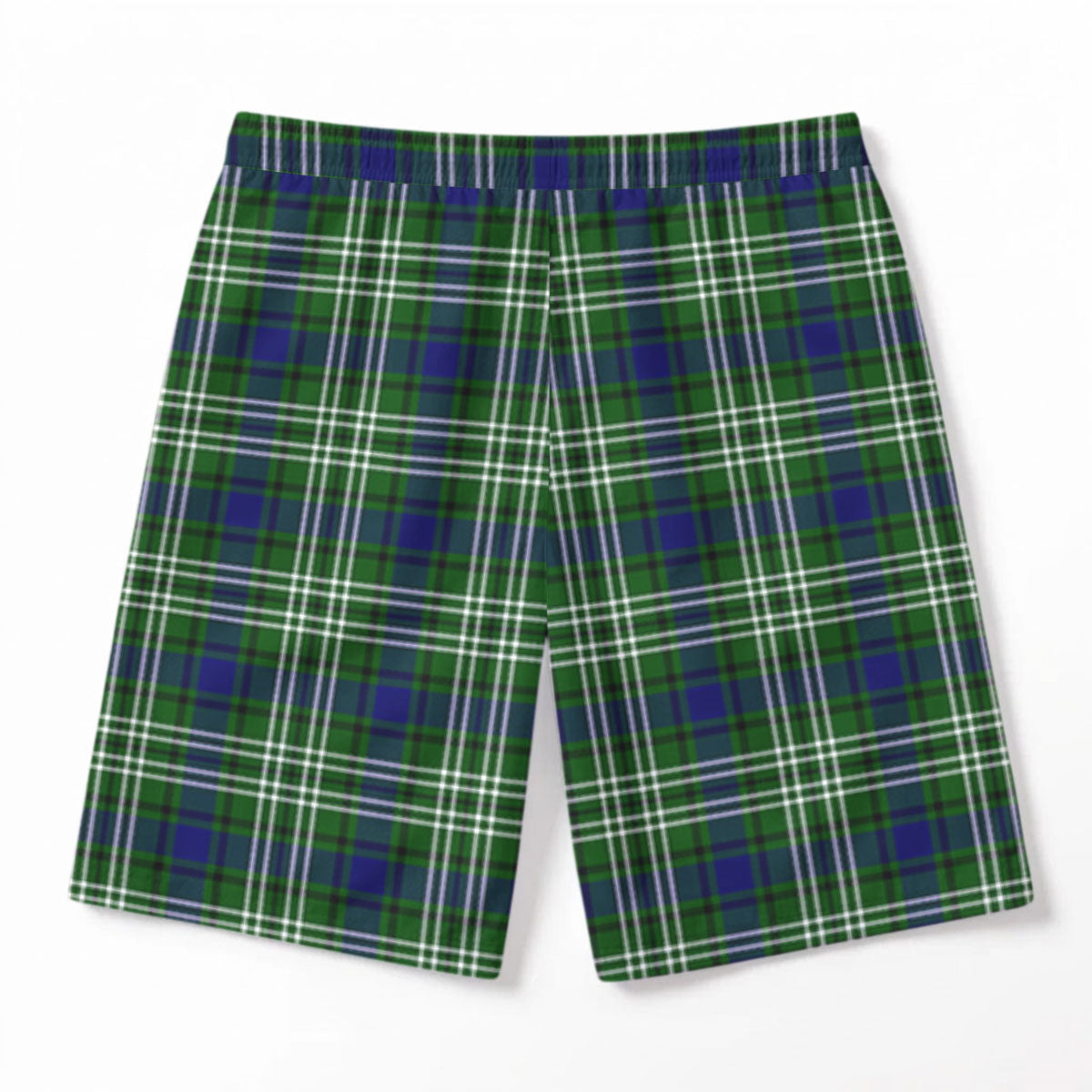 Haliburton Tartan Crest Men's Beach Shorts