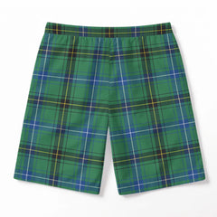 Henderson Ancient Tartan Crest Men's Beach Shorts