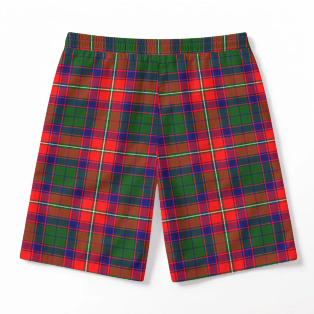 Hopkirk Tartan Crest Men's Beach Shorts