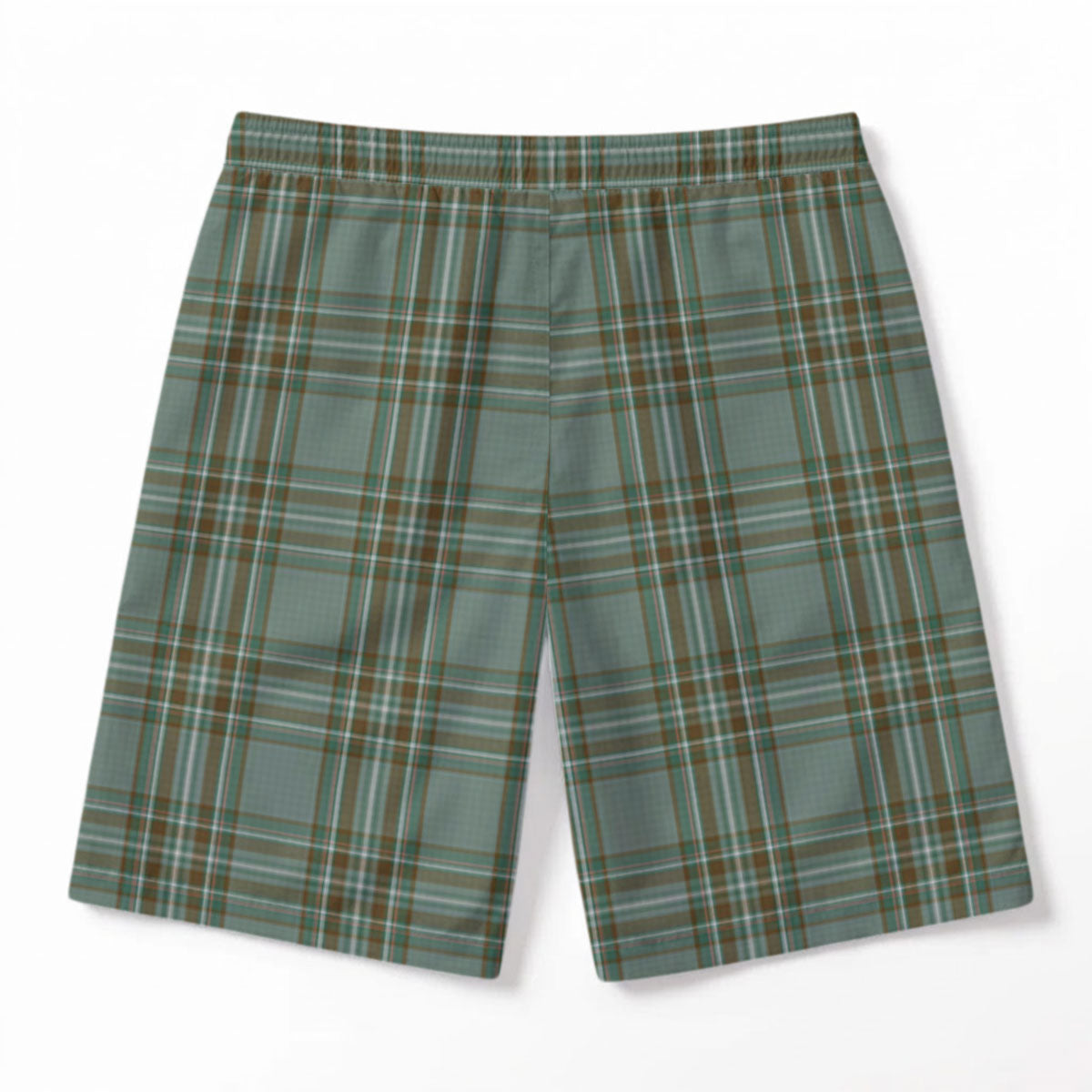 Kelly Dress Tartan Crest Men's Beach Shorts