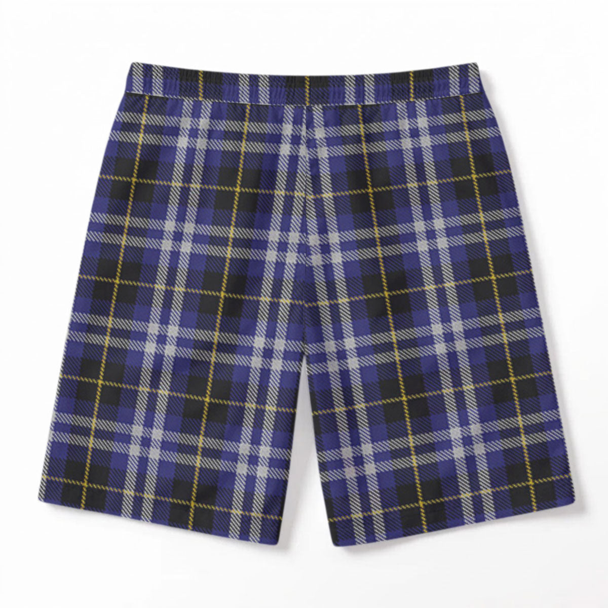 Kilmarnock Tartan Crest Men's Beach Shorts