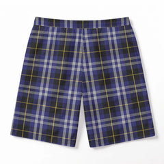 Kilmarnock Tartan Crest Men's Beach Shorts