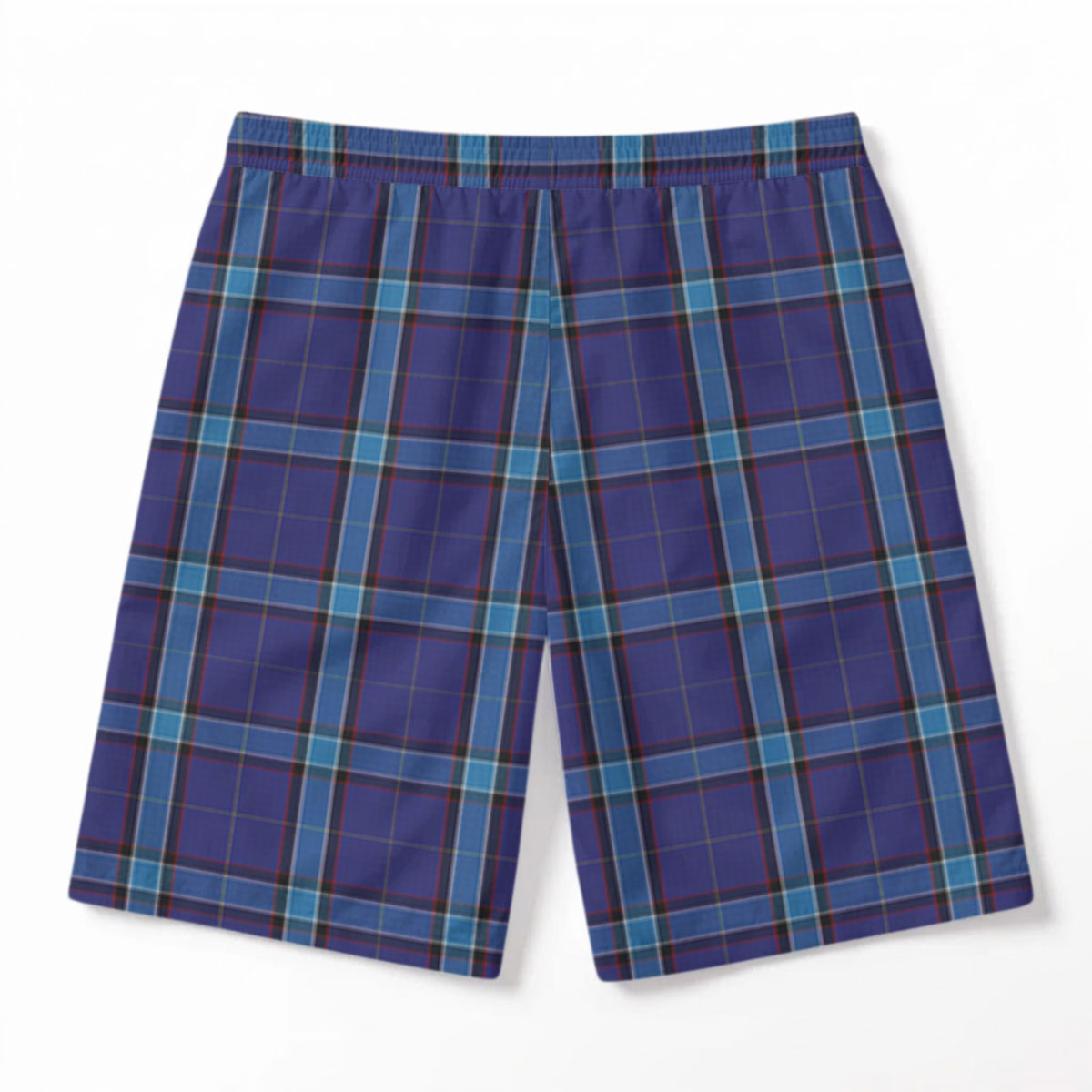 Kirkaldy Tartan Crest Men's Beach Shorts