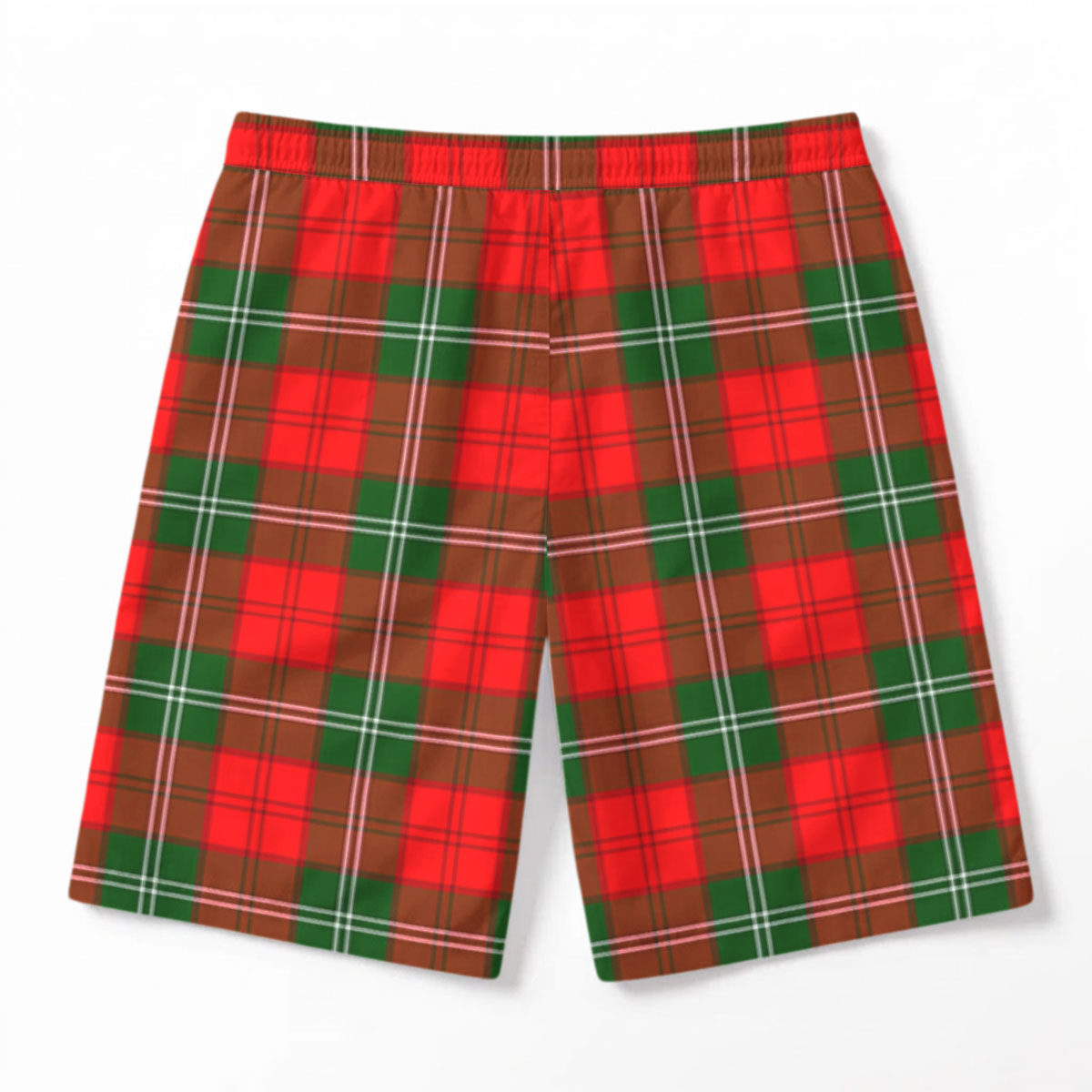 Lennox (Lennox Kincaid) Tartan Crest Men's Beach Shorts