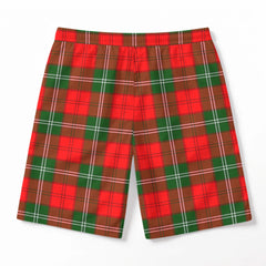 Lennox (Lennox Kincaid) Tartan Crest Men's Beach Shorts