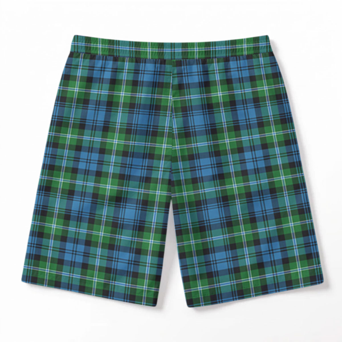 Lyon Tartan Crest Men's Beach Shorts