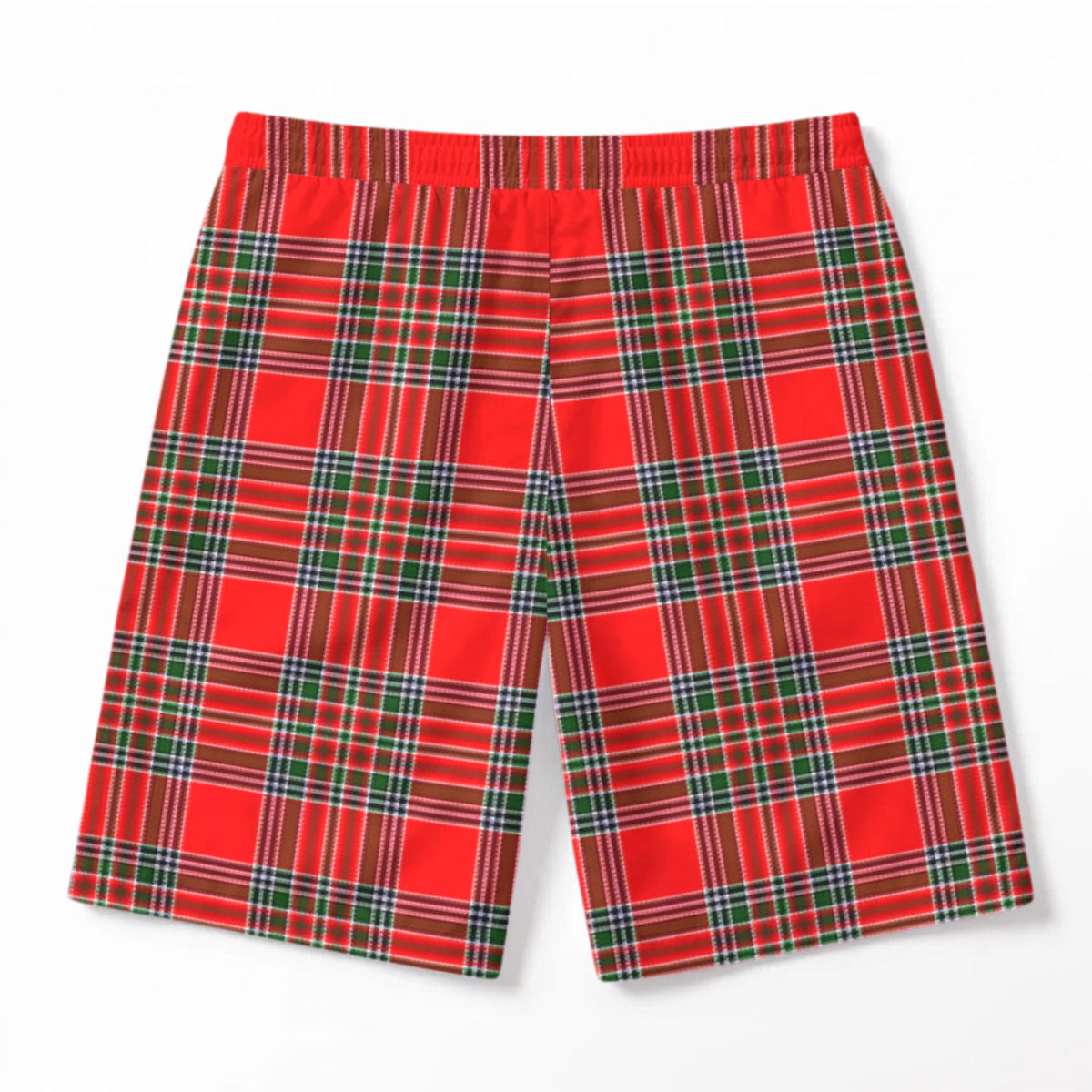 MacBean Tartan Crest Men's Beach Shorts
