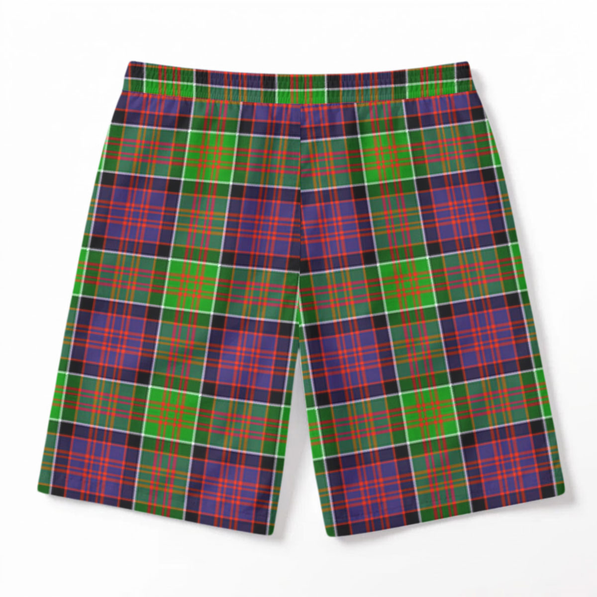 MacDonald (Clan Ranald) Tartan Crest Men's Beach Shorts