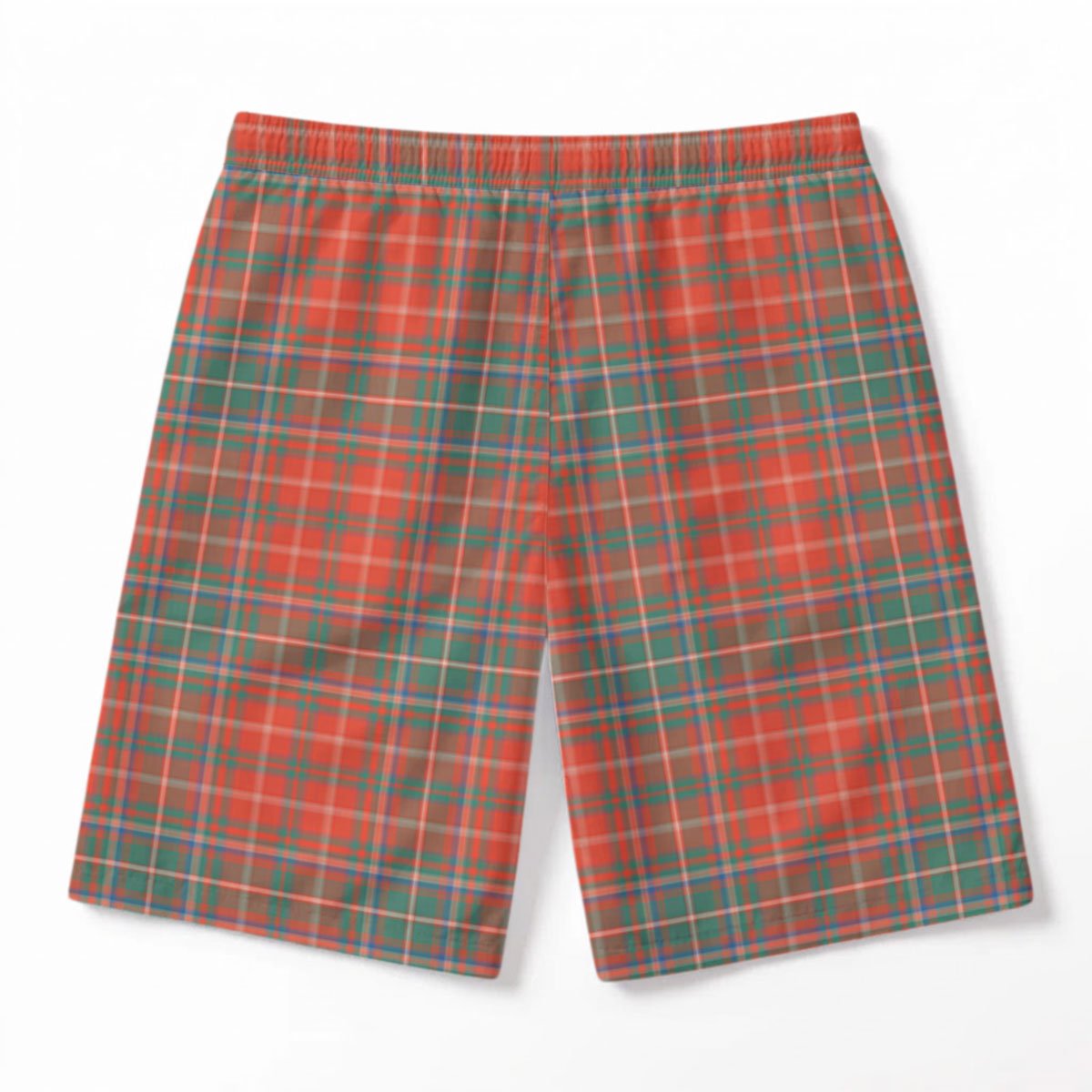 MacDougall Ancient Tartan Crest Men's Beach Shorts