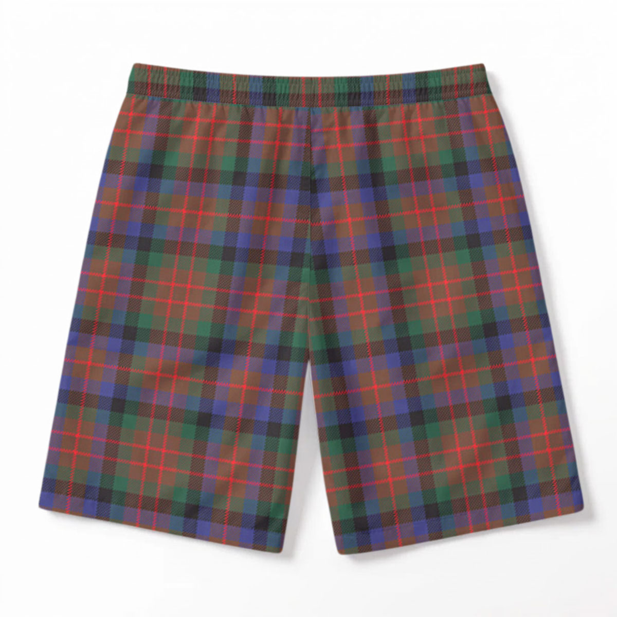 MacDuff Hunting Modern Tartan Crest Men's Beach Shorts
