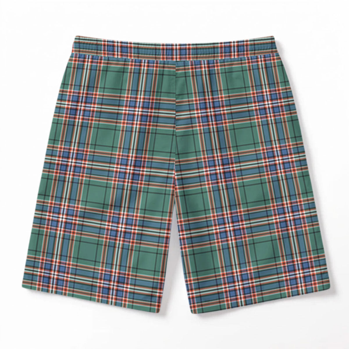 MacFarlane Hunting Ancient Tartan Crest Men's Beach Shorts