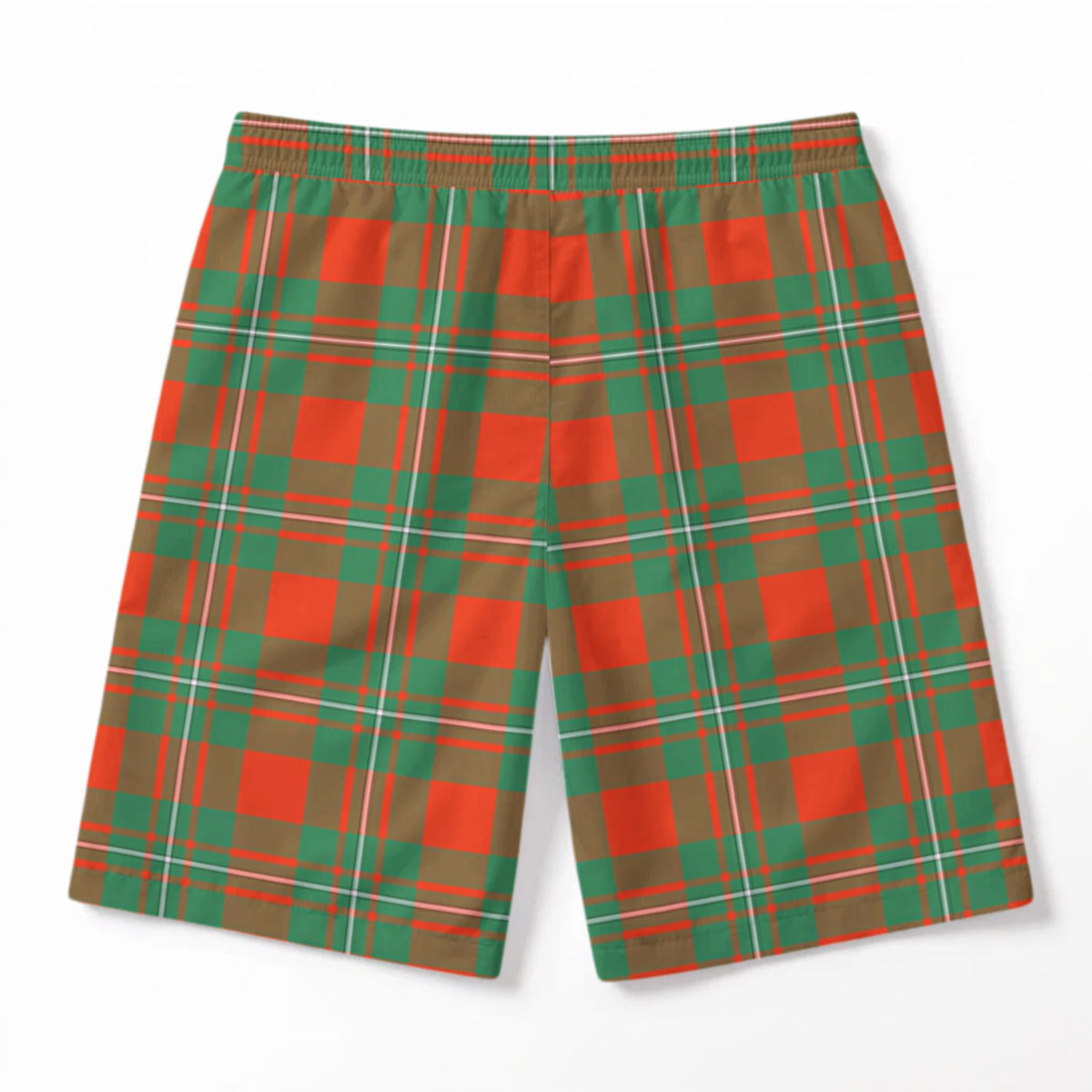 MacGregor Ancient Tartan Crest Men's Beach Shorts