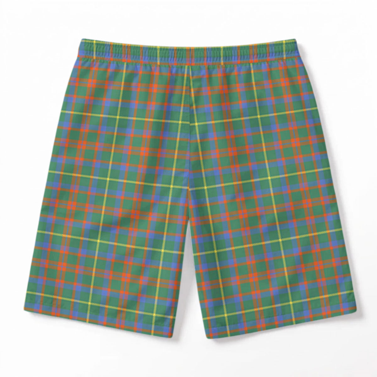 MacIntosh Hunting Ancient Tartan Crest Men's Beach Shorts