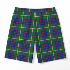 MacIntyre Hunting Modern Tartan Crest Men's Beach Shorts