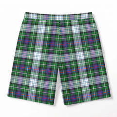 MacKenzie Dress Modern Tartan Crest Men's Beach Shorts