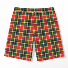 MacLachlan Hunting Modern Tartan Crest Men's Beach Shorts