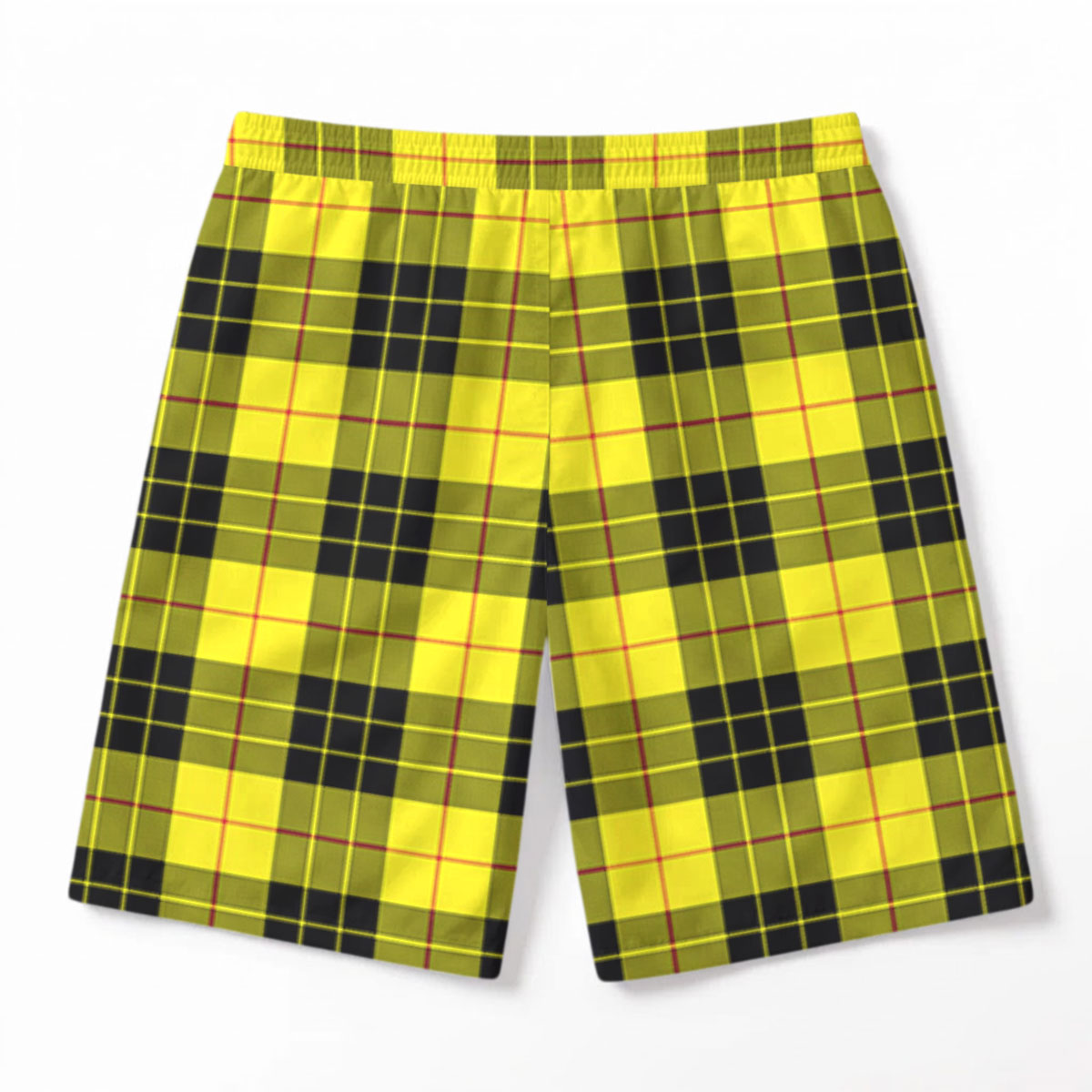 MacLeod of Lewis Modern Tartan Crest Men's Beach Shorts