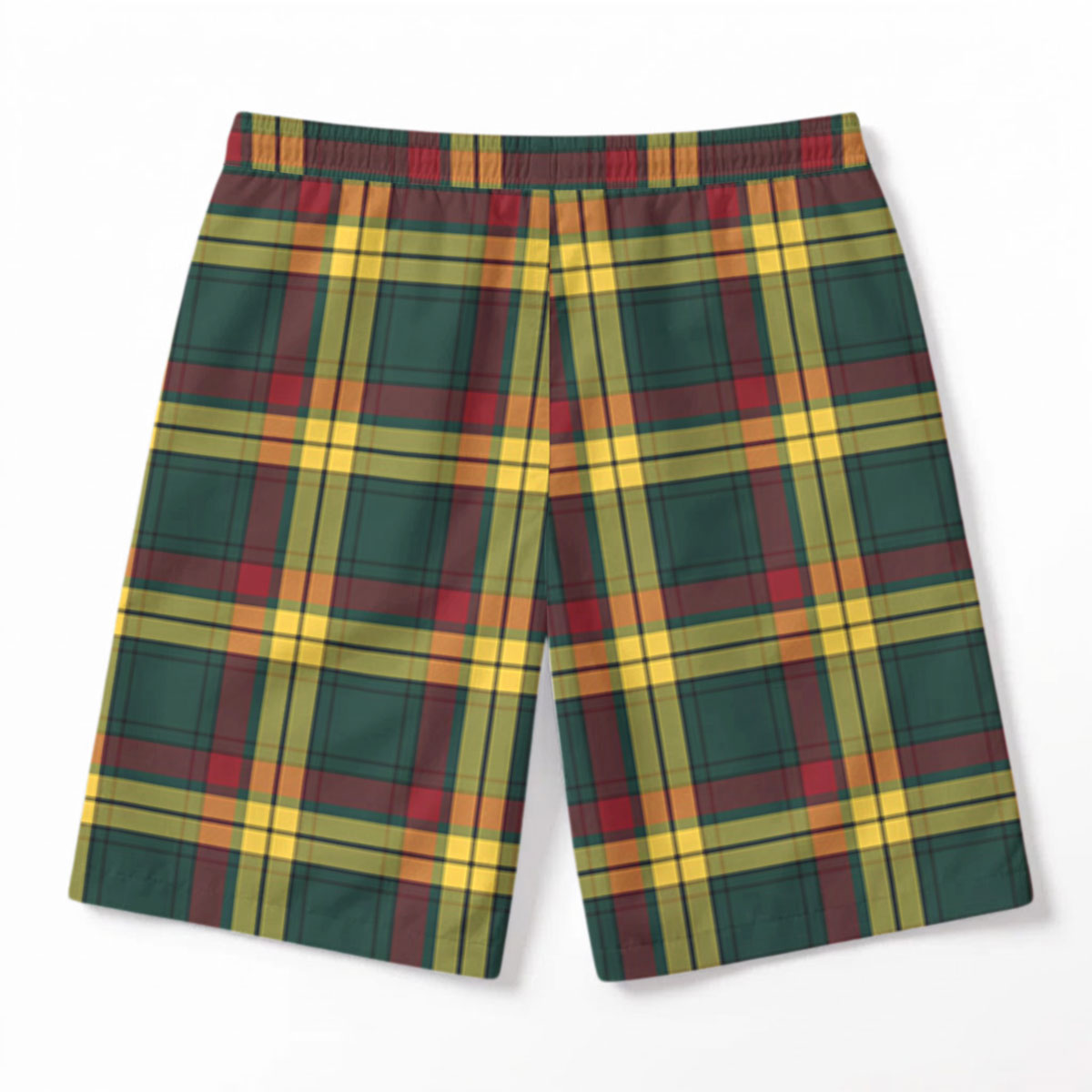 MacMillan Old Modern Tartan Crest Men's Beach Shorts