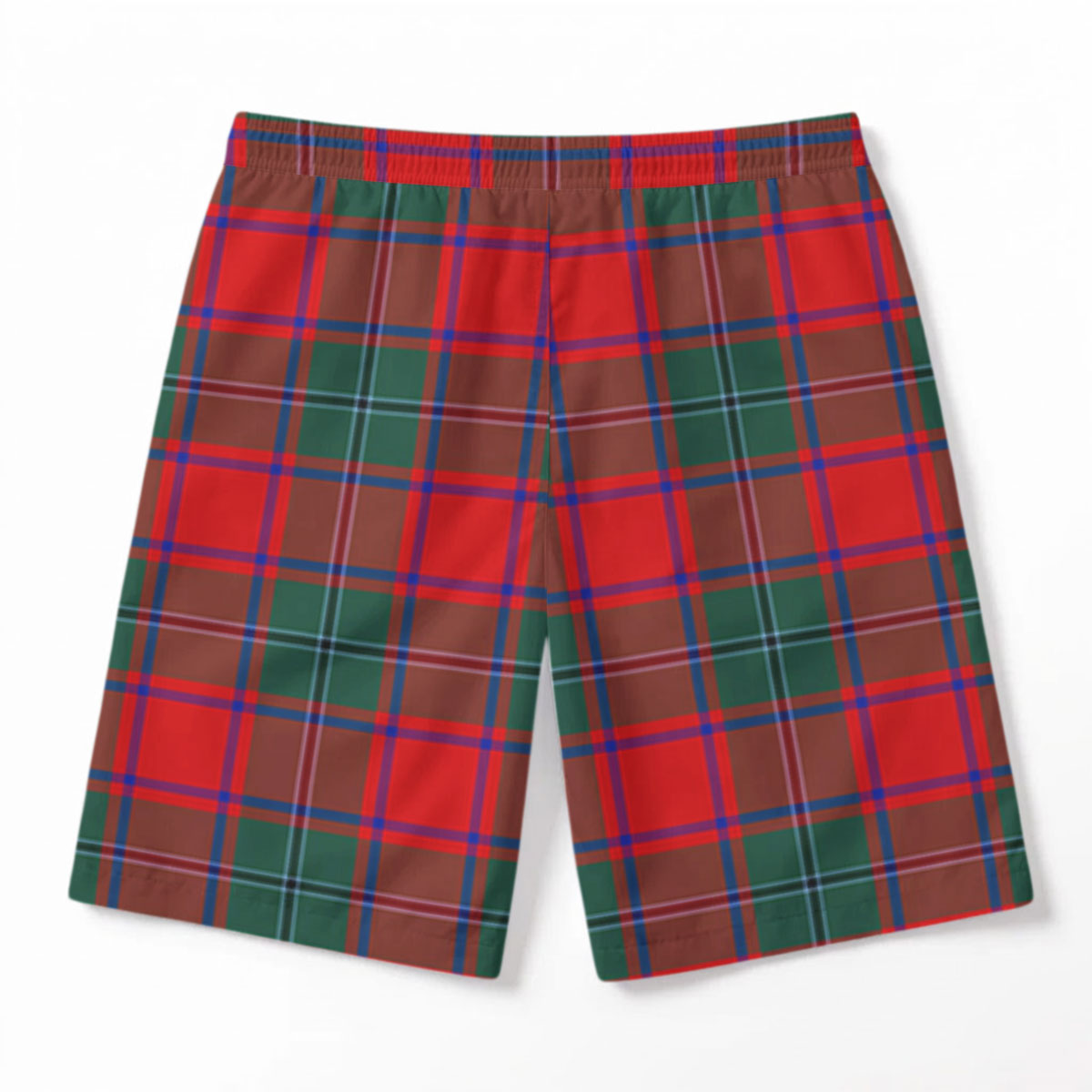 MacPhail Clan Tartan Crest Men's Beach Shorts