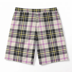 MacPherson Dress Ancient Tartan Crest Men's Beach Shorts