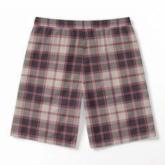 MacPherson Hunting Ancient Tartan Crest Men's Beach Shorts