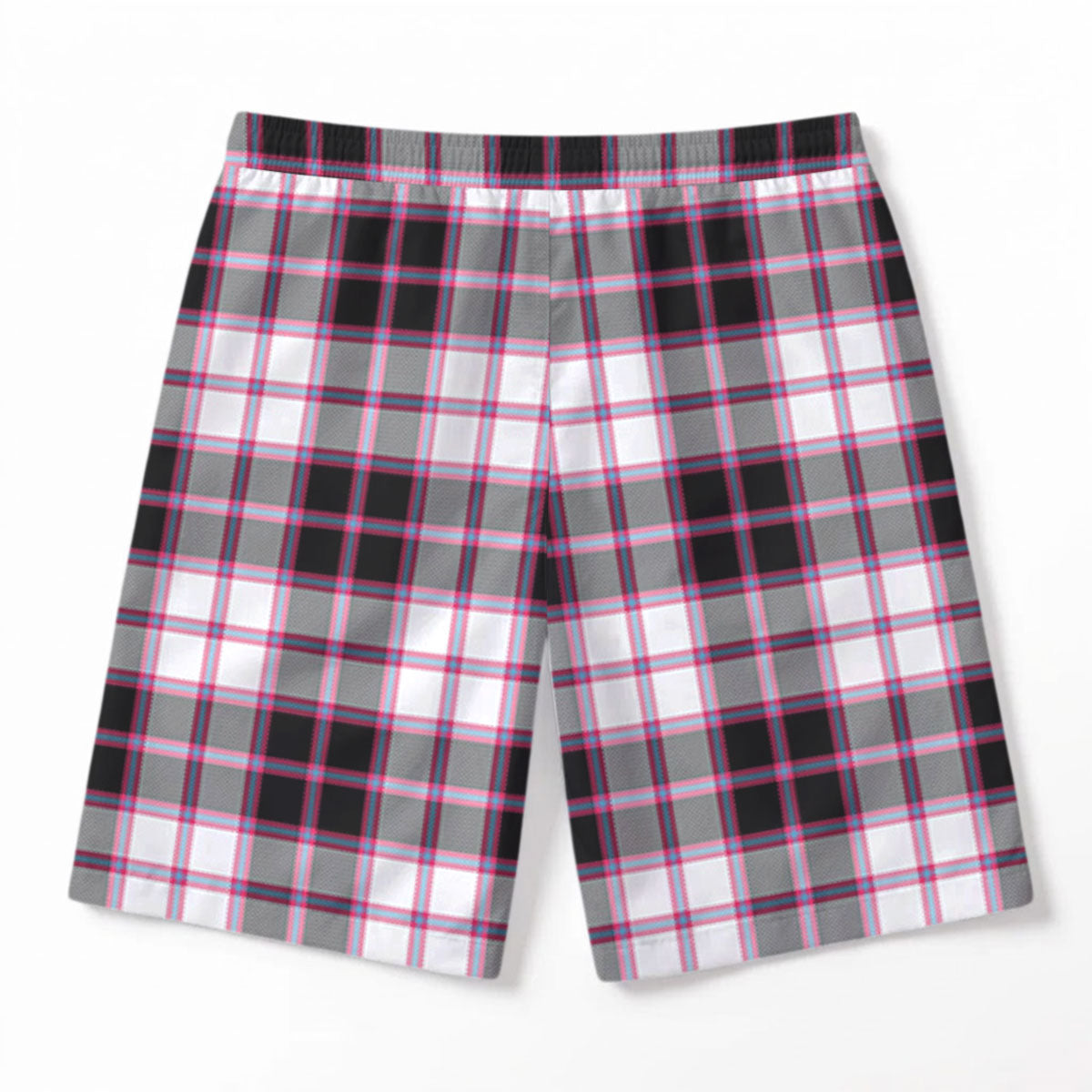 MacPherson Hunting Modern Tartan Crest Men's Beach Shorts