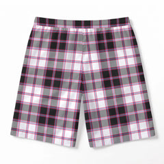 MacPherson Hunting Modern Tartan Crest Men's Beach Shorts