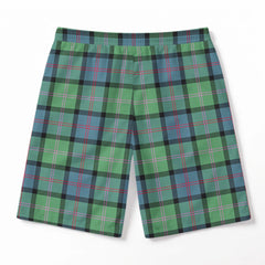 MacThomas Ancient Tartan Crest Men's Beach Shorts
