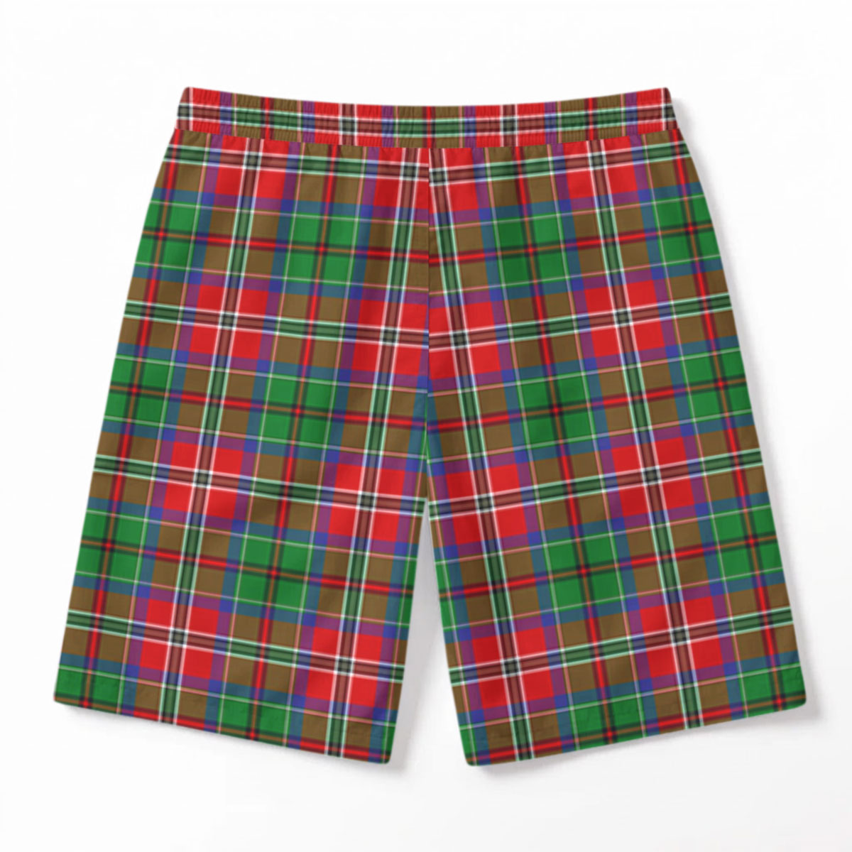 McCullough Tartan Crest Men's Beach Shorts