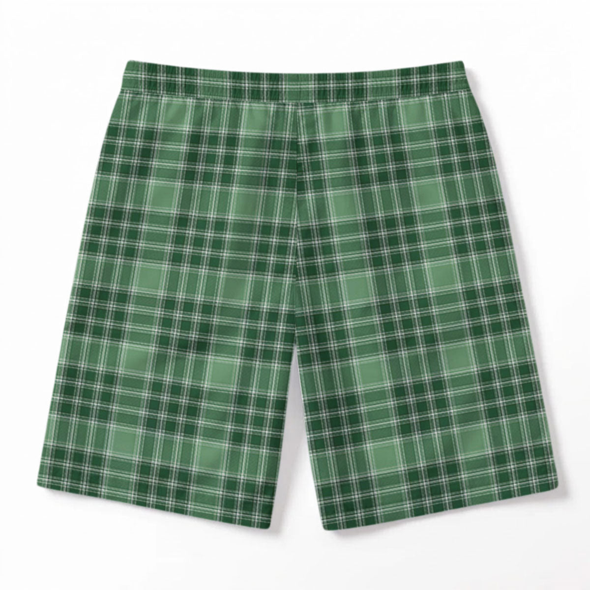 McDonald Lord of the Isles Hunting Tartan Crest Men's Beach Shorts