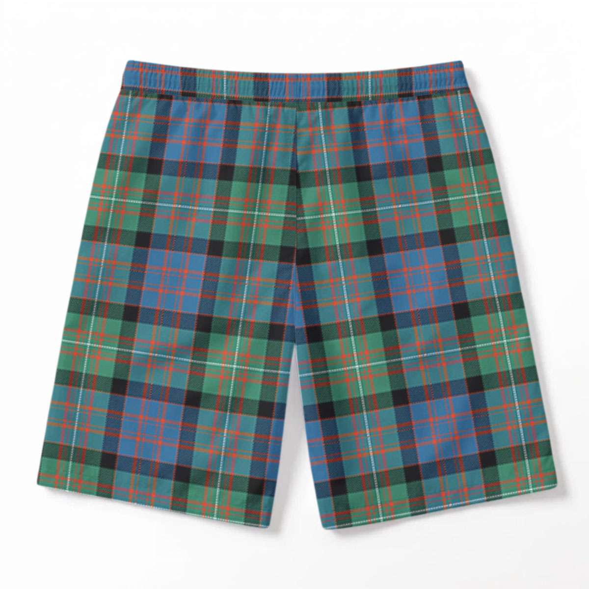 McDonnell of Glengarry Ancient Tartan Crest Men's Beach Shorts