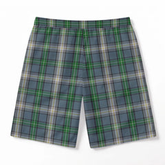 McDowell (MacDowell) Tartan Crest Men's Beach Shorts