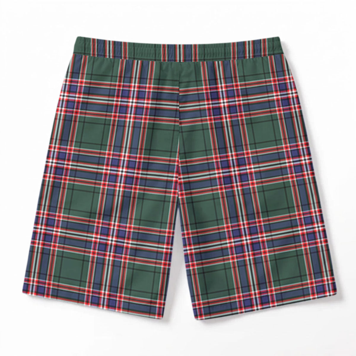 McFarlane Hunting Modern Tartan Crest Men's Beach Shorts