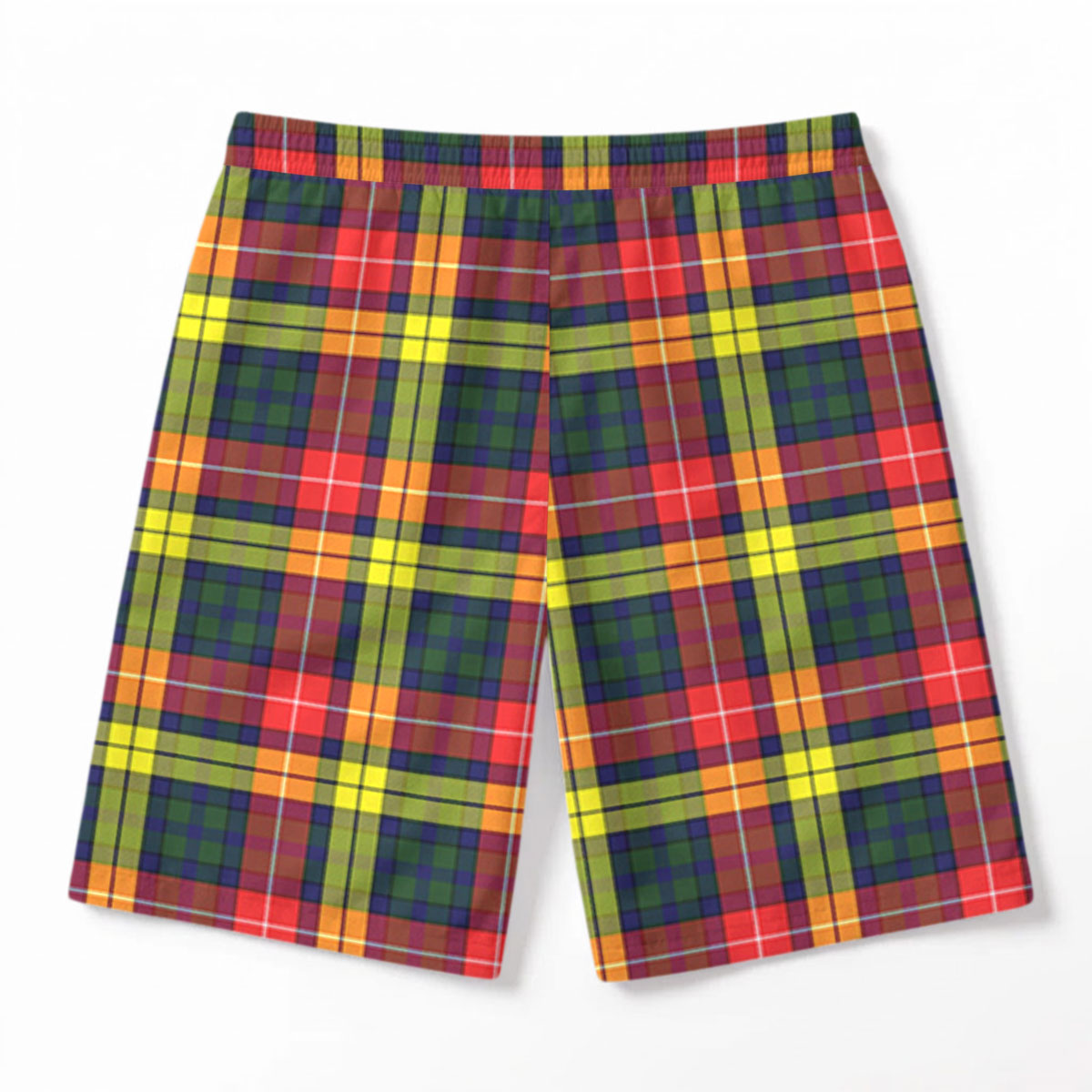 McIndoe Tartan Crest Men's Beach Shorts