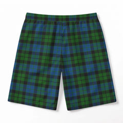 McKay Modern Tartan Crest Men's Beach Shorts