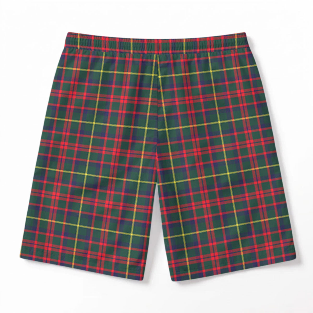 McKintosh Hunting Modern Tartan Crest Men's Beach Shorts