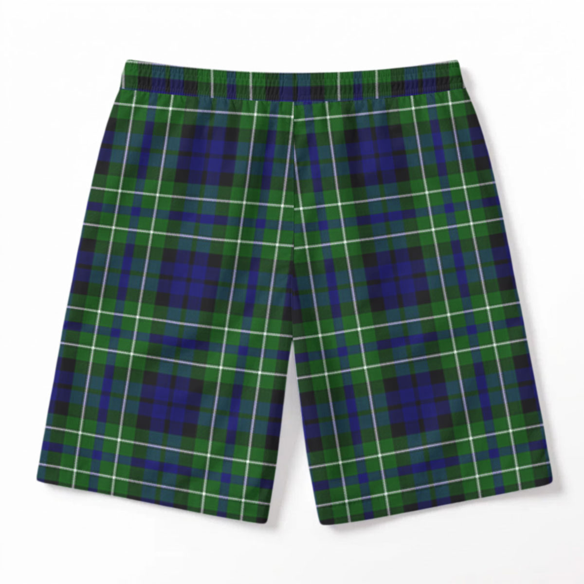 McNeil of Colonsay Modern Tartan Crest Men's Beach Shorts