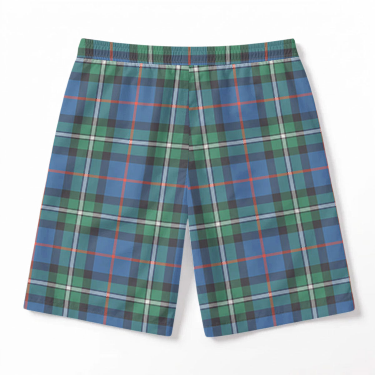 McPhail Hunting Ancient Tartan Crest Men's Beach Shorts